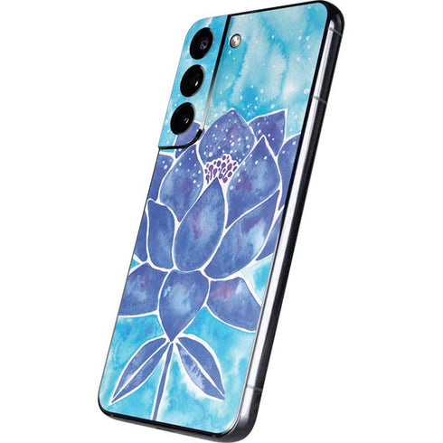 Cat Coq Blue Lotus Galaxy S22 Skin